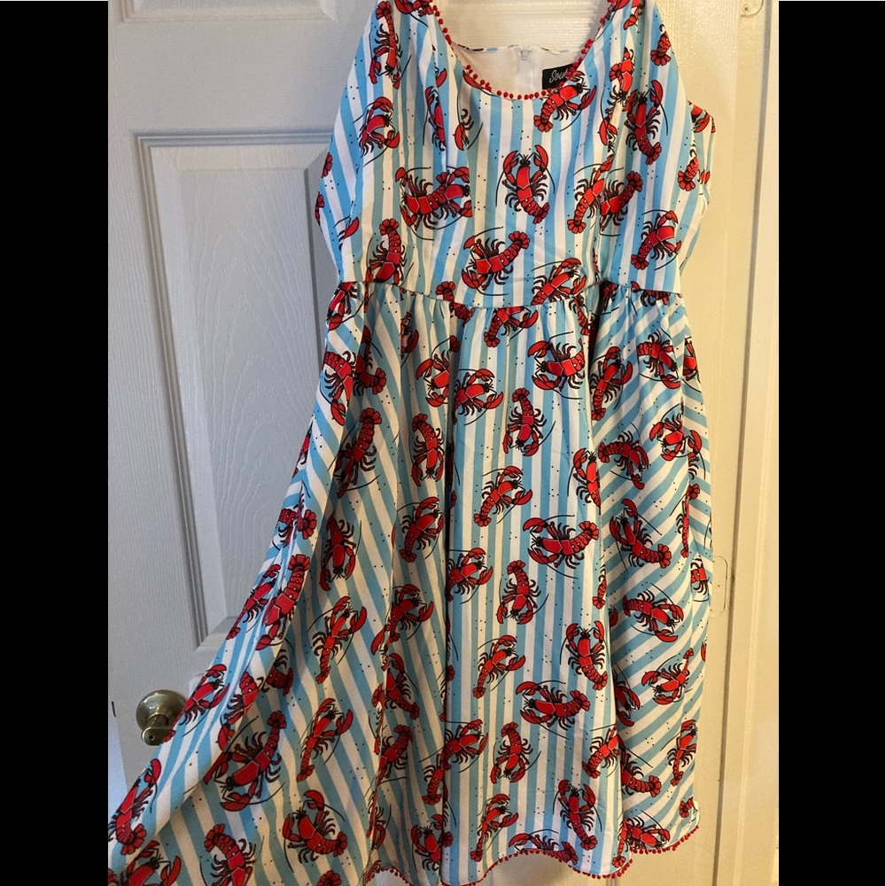 Sourpuss Lobster Swing Dress